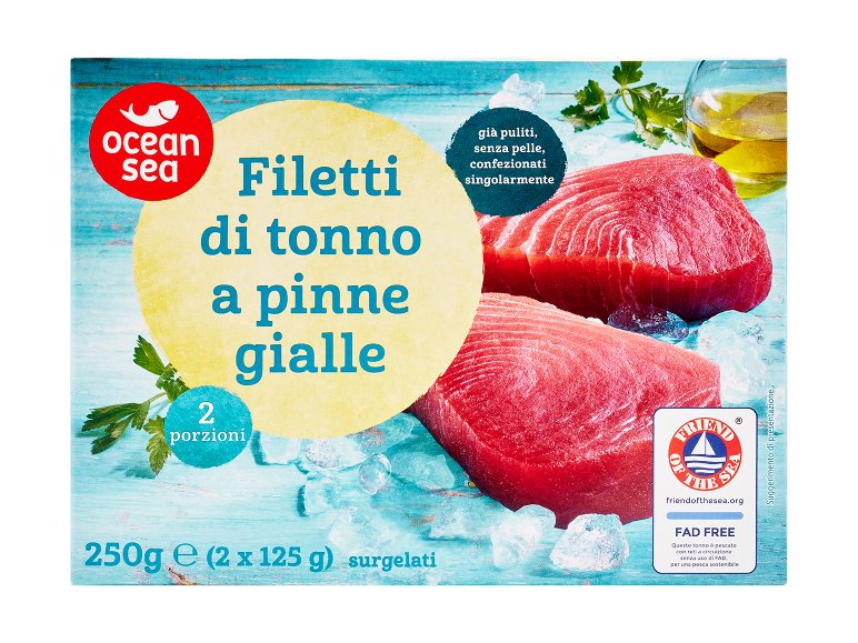 Filetti di tonno a pinne gialle