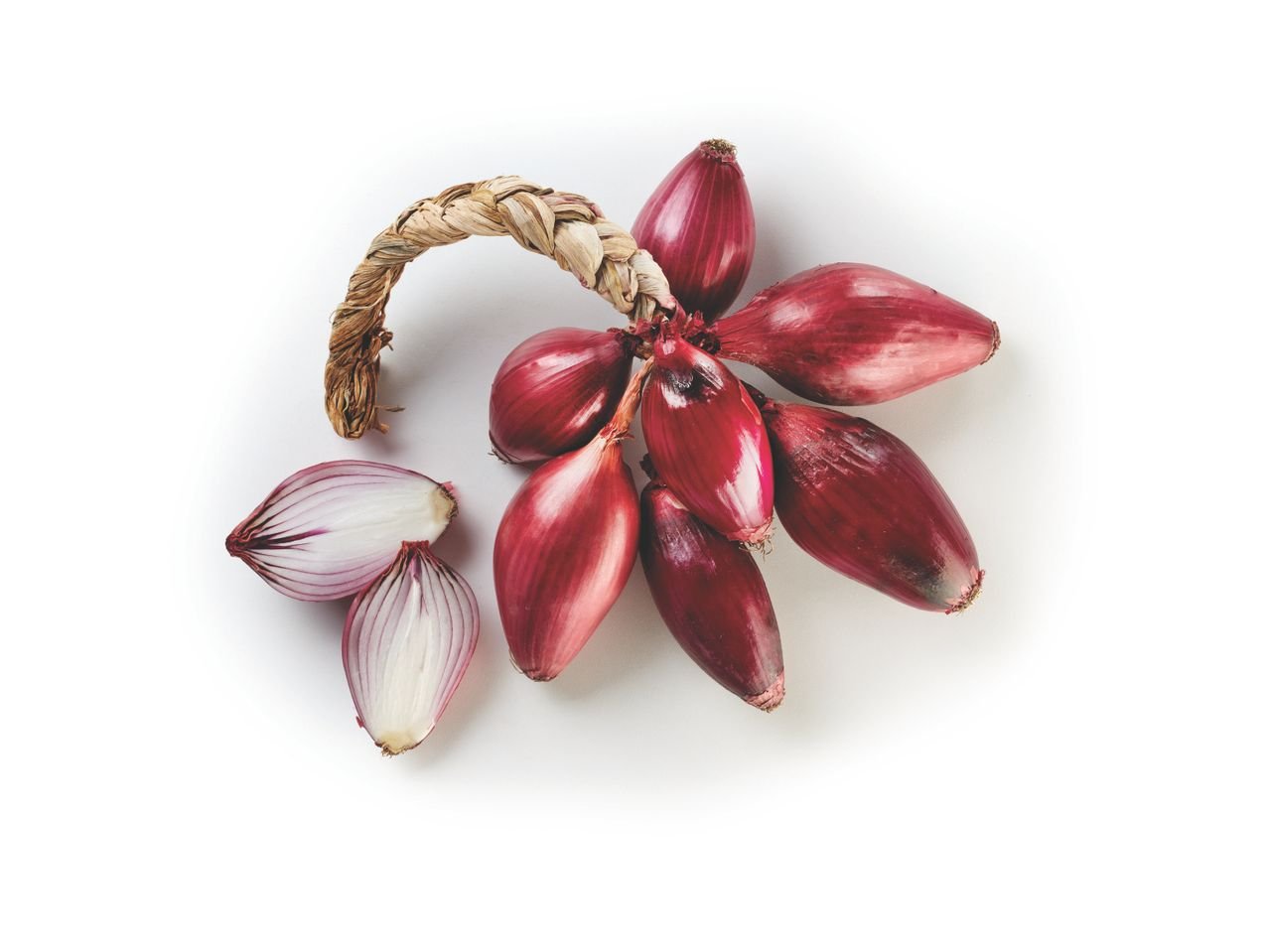 Cipolle rosse treccia