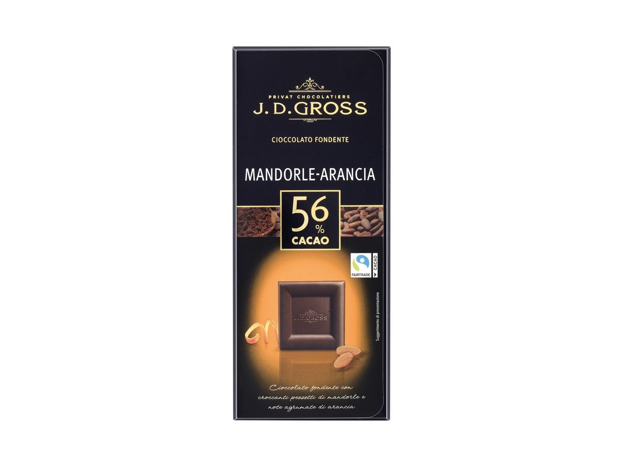 Cioccolato mandorle e arancia
