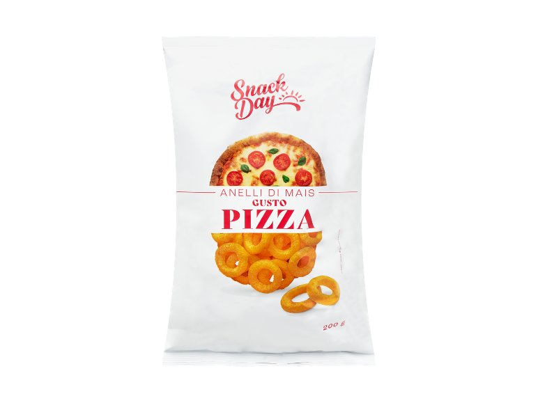 Anelli di mais gusto pizza