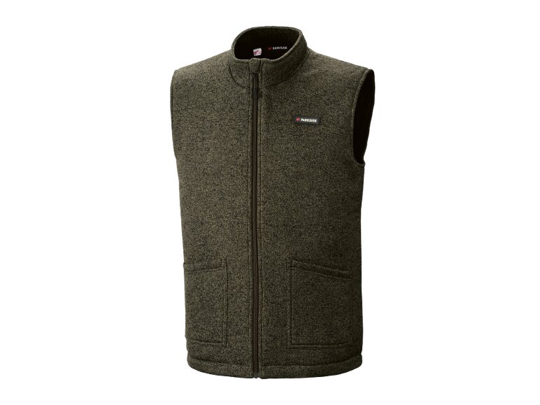 Gilet in pile da lavoro per uomo