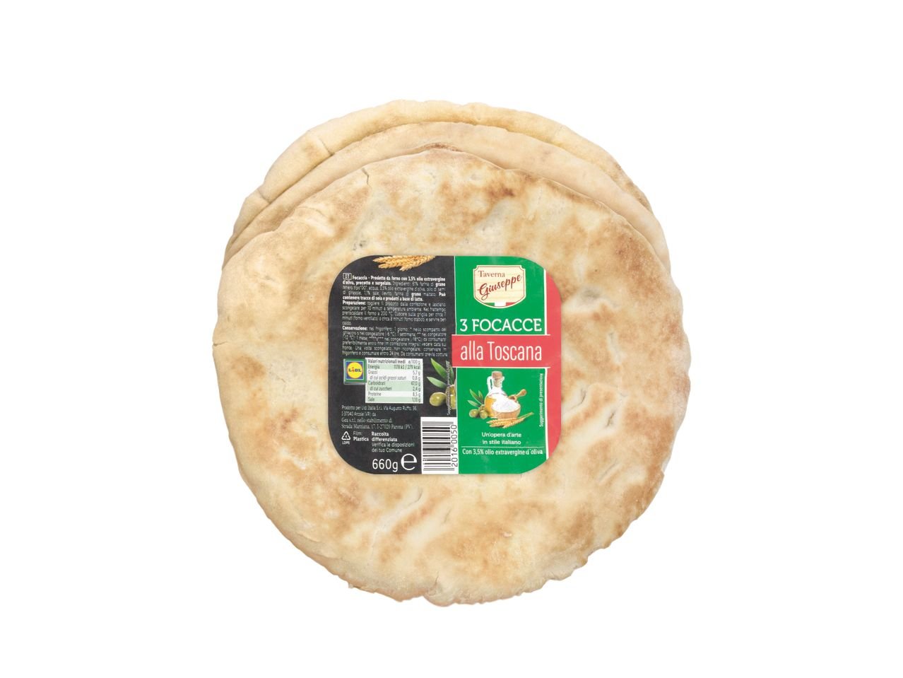 Focaccia toscana