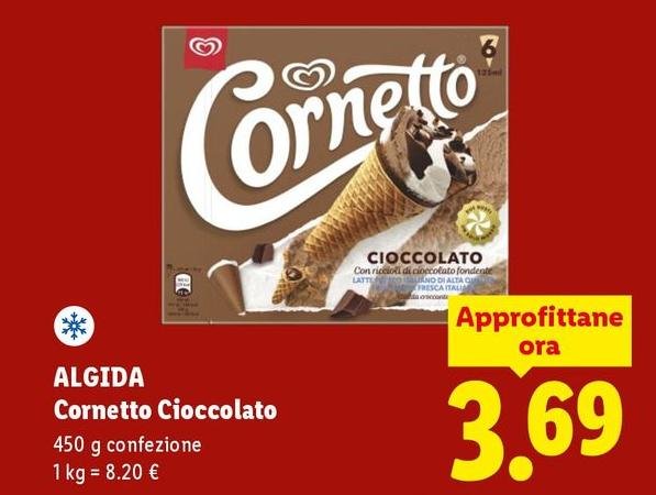 Algida - Cornetto Cioccolato