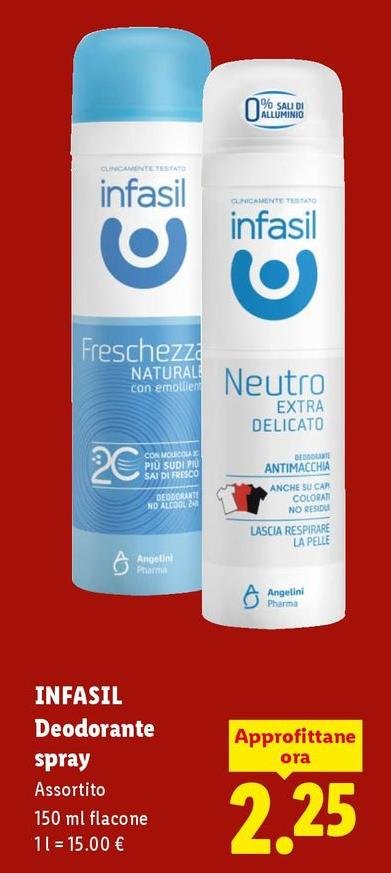 Infasil - Deodorante Spray