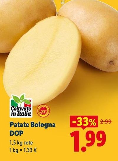 Patate Bologna DOP