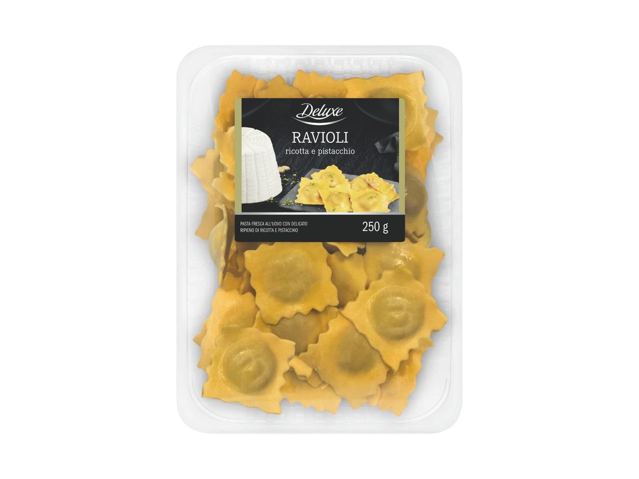 Deluxe Ravioli ricotta e pistacchio