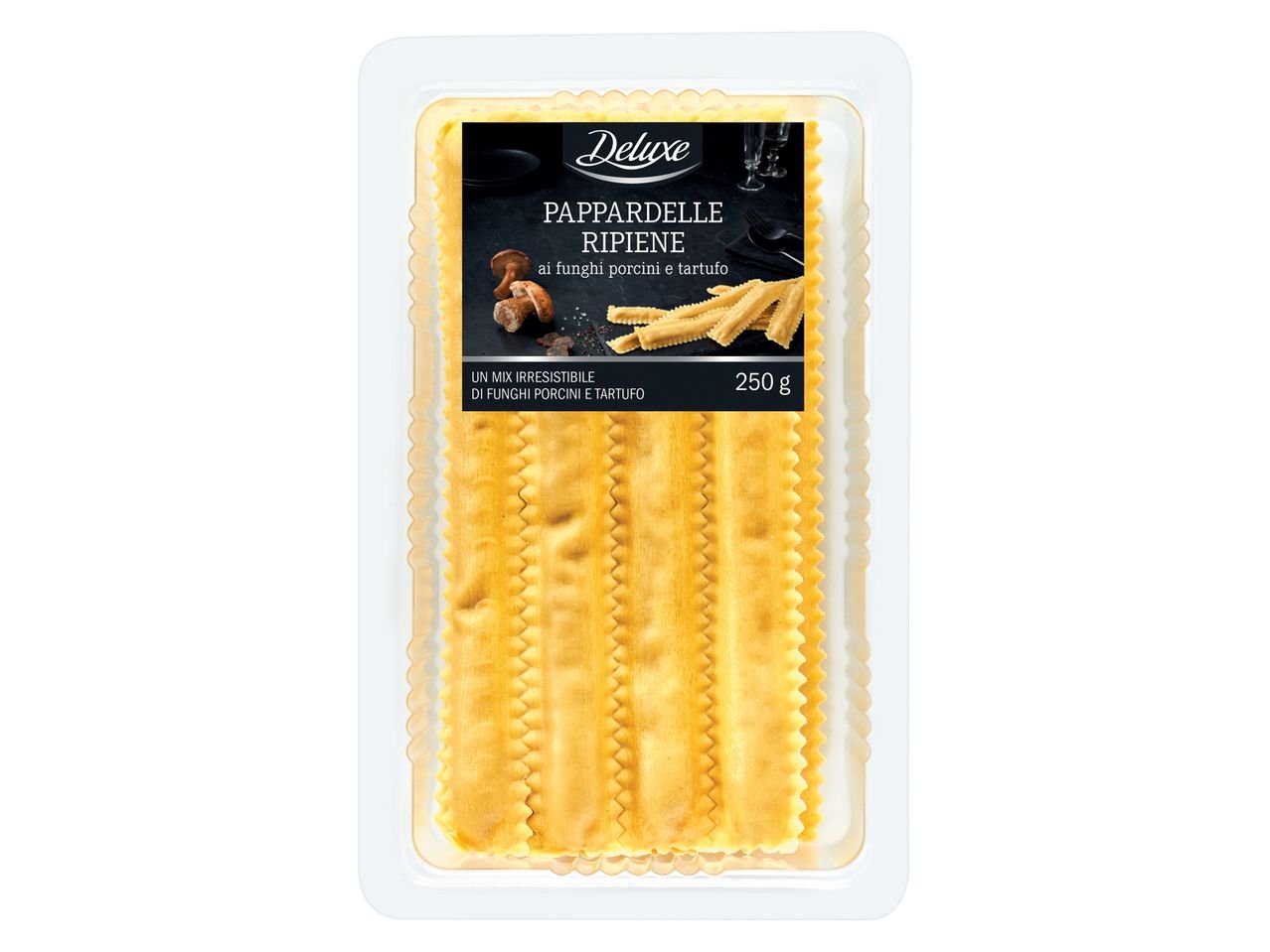 Pappardelle ripiene ai funghi porcini e tartufo