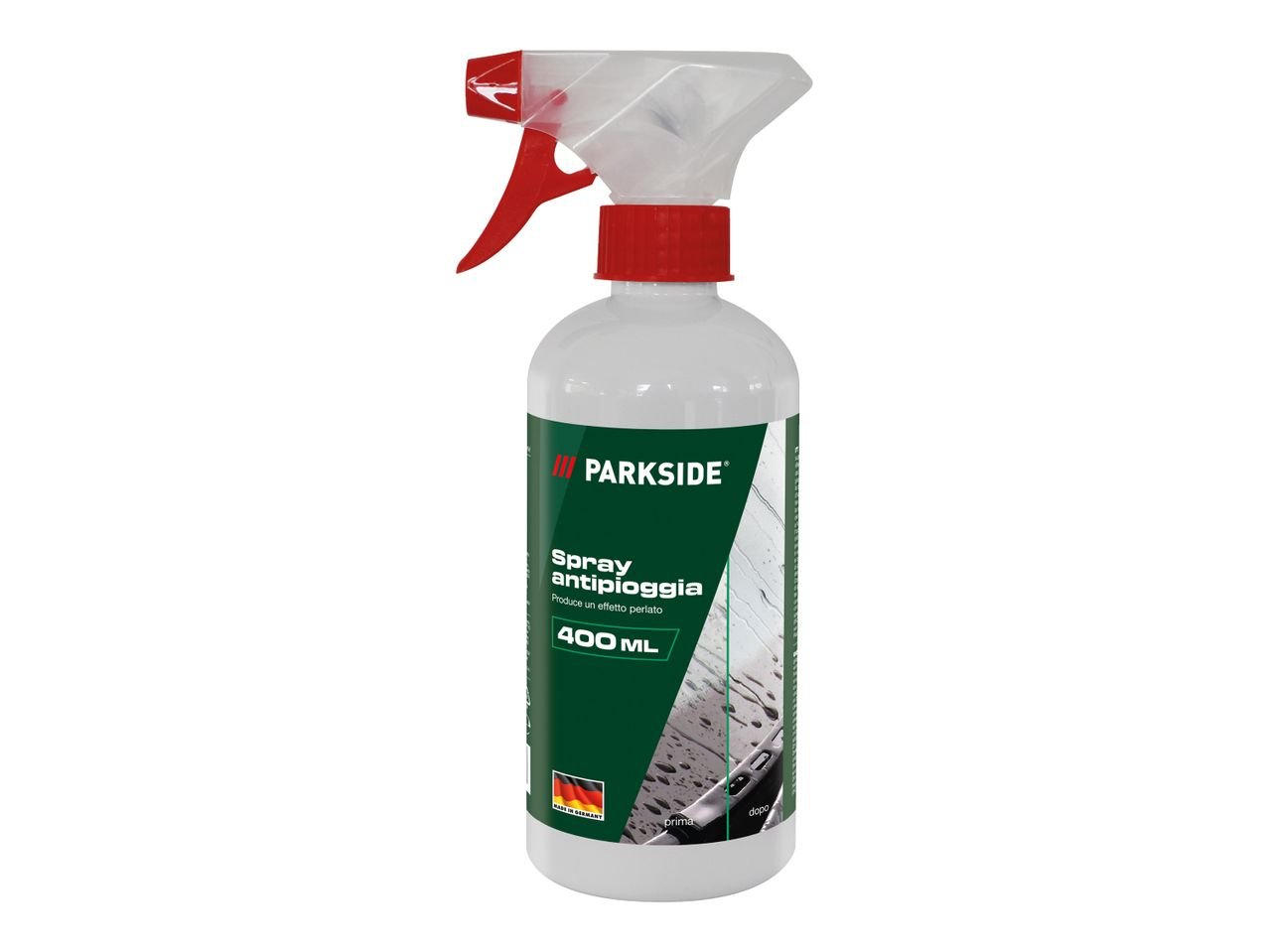Spray antipioggia o anti-appannamento