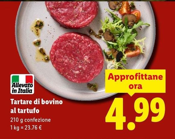 Tartare Di Bovino Al Tartufo