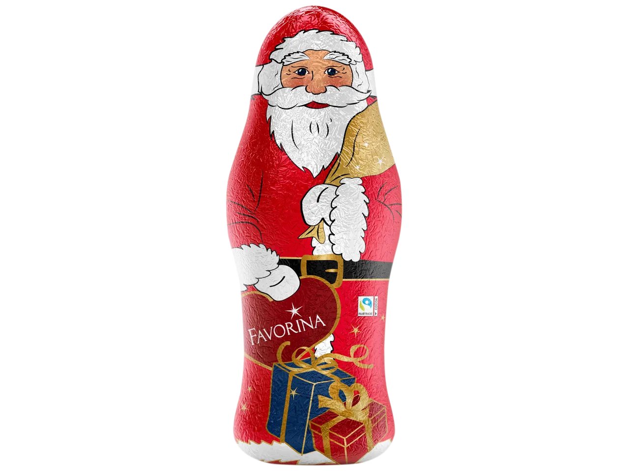 Babbo Natale di cioccolato al latte