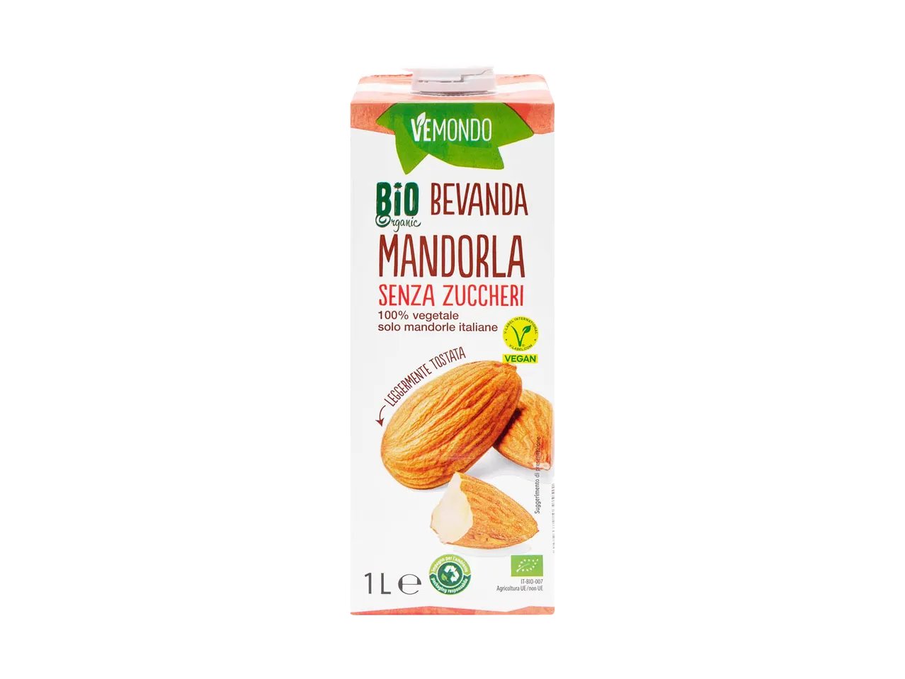 Bevanda bio alla mandorla