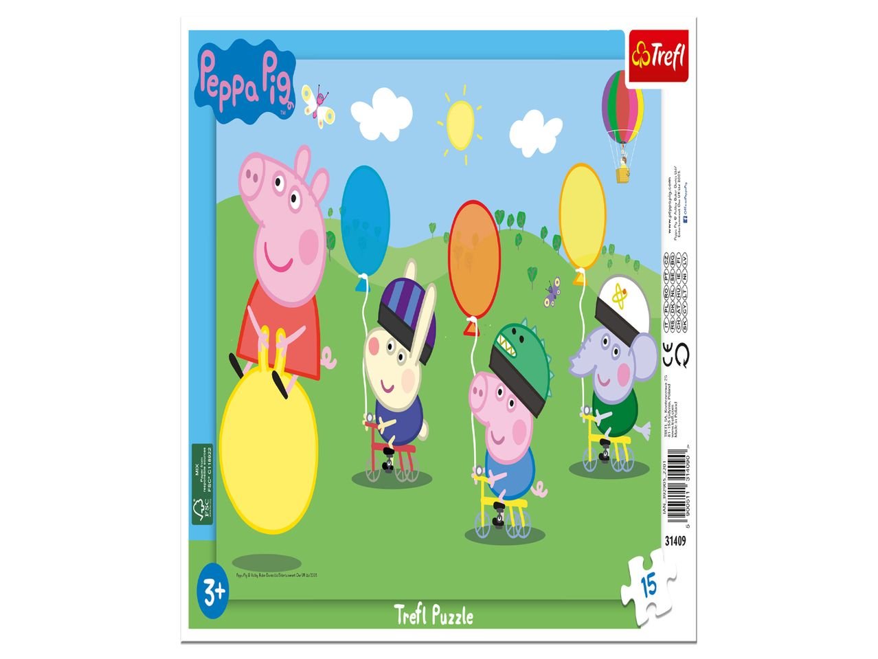 Puzzle per bambini "Avengers, Paw Patrol, Frozen, Peppa Pig, Disney Princess, Winnie the Pooh" "Trefl"