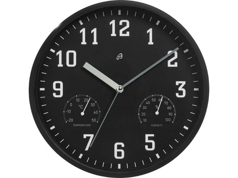 Orologio da parete con termometro ed igrometro