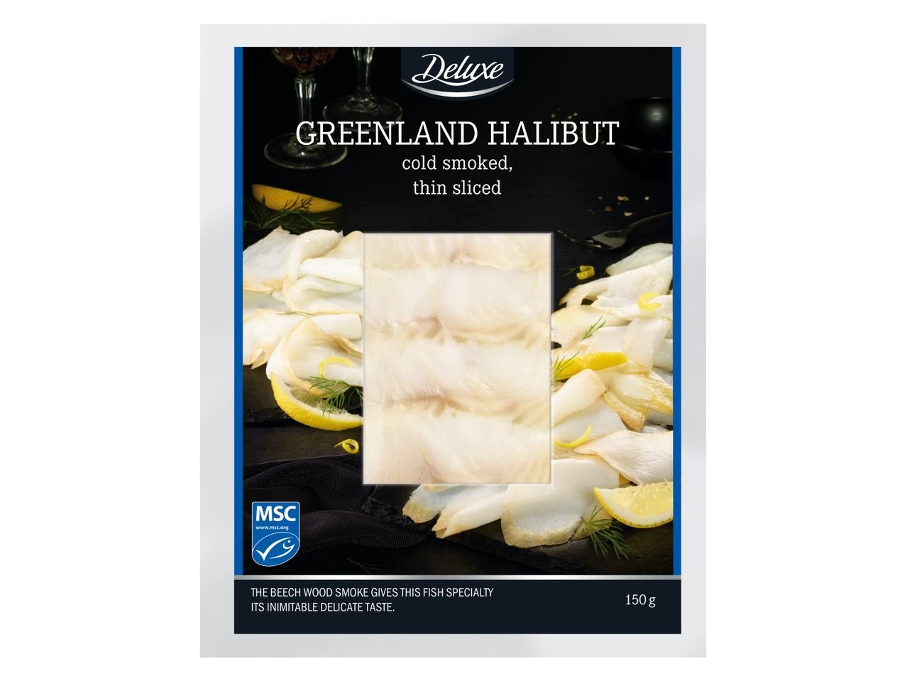 Halibut affumicato