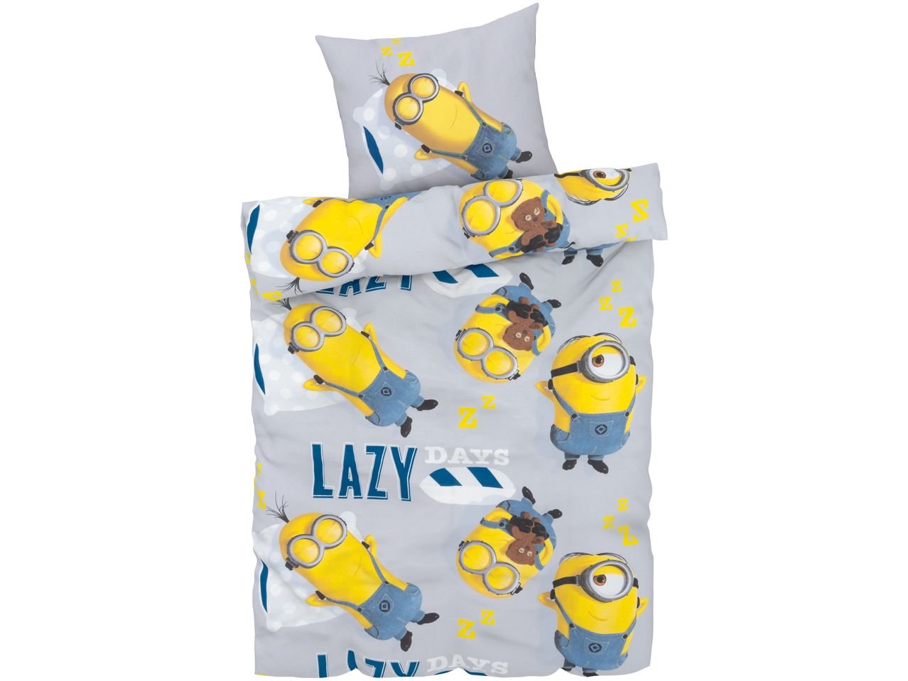 Parure copririumino singolo "Hello Kitty, LOL, Minions, Paw Patrol, Peppa Pig"