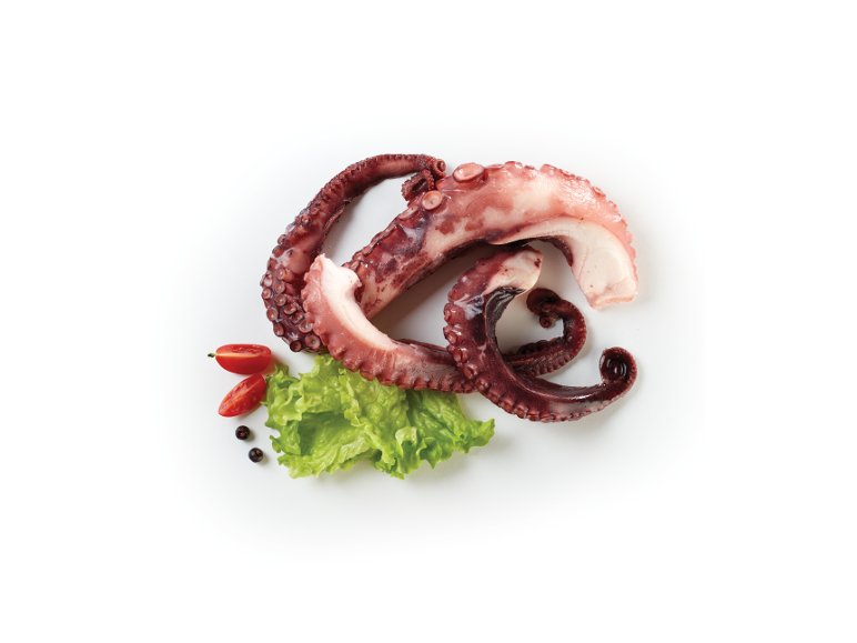 Tentacoli di polpo scottati