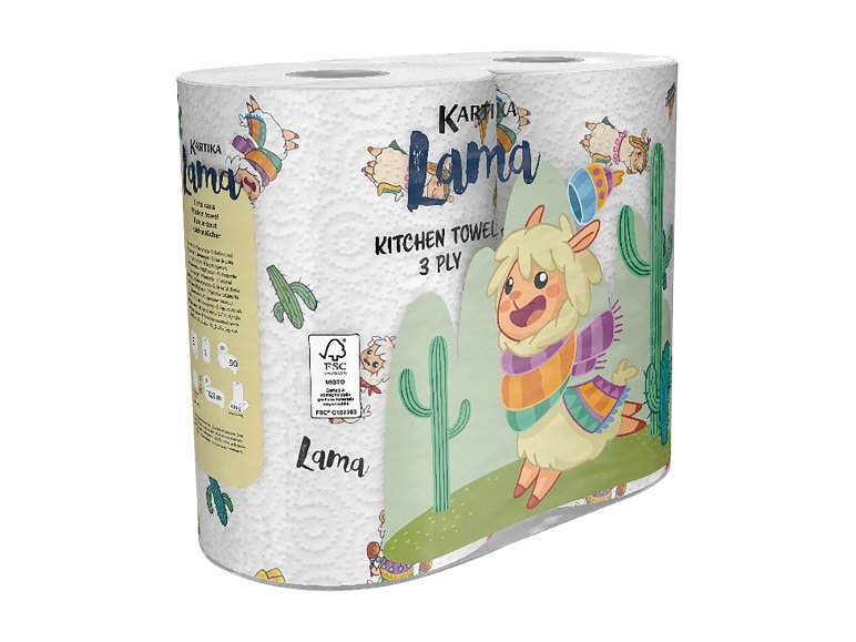 Carta da cucina decorata