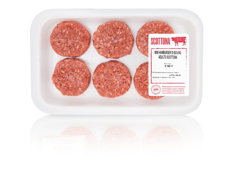Mini Hamburger Di Bovino Adulto Scottona