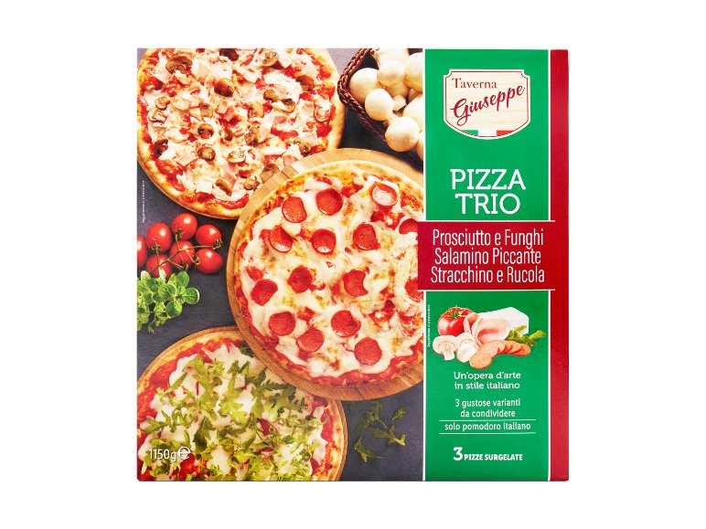 Pizza trio
