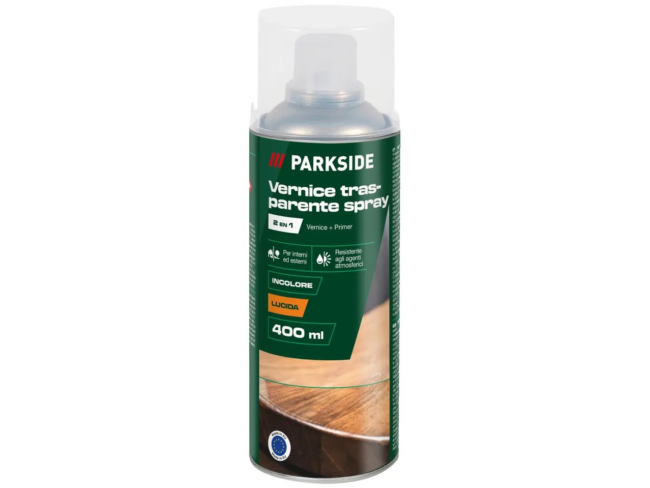 Vernice trasparente o colorata spray
