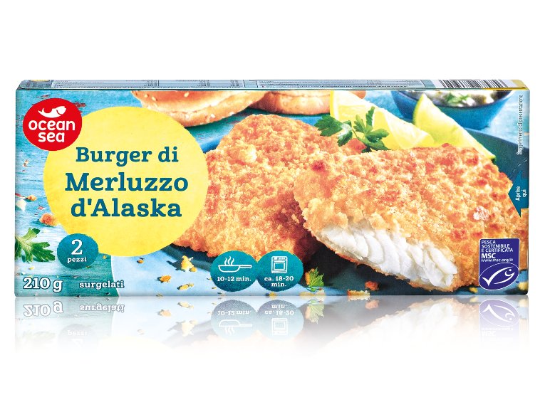 Burger di Merluzzo d'Alaska