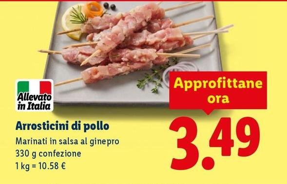 Arrosticini Di Pollo