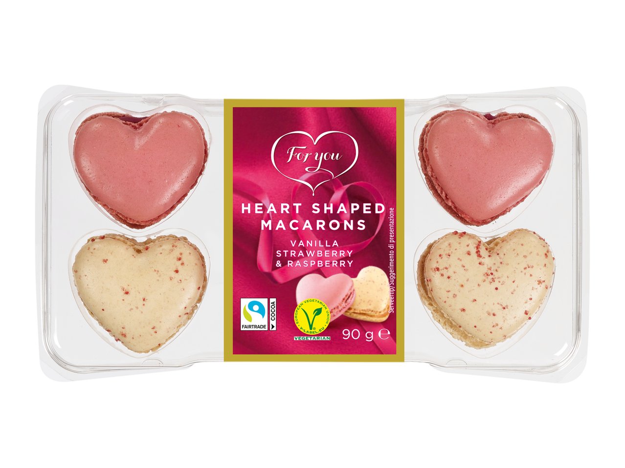 Macaron a forma di cuore