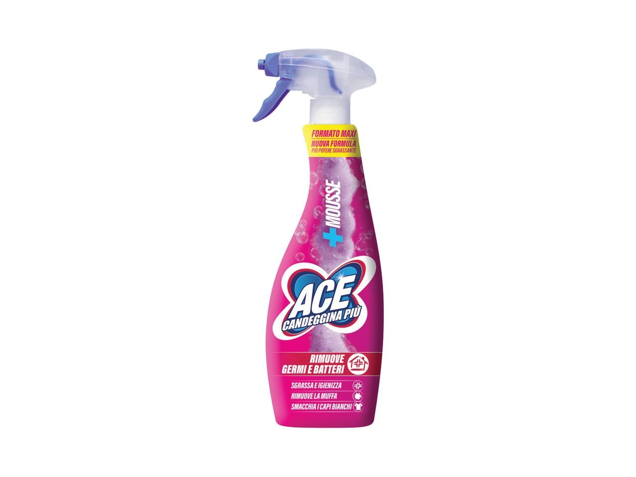 Candeggina spray mousse