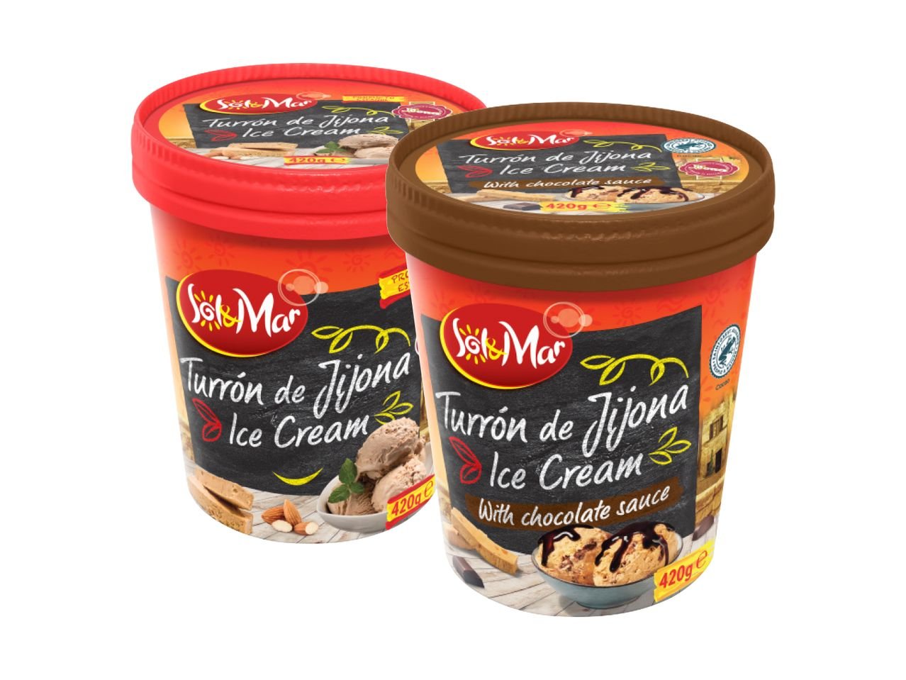 Gelato al torrone