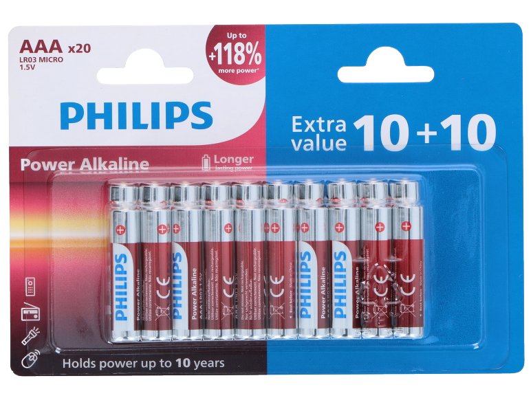 Batterie stilo, 20 pezzi