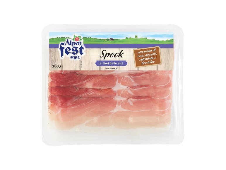 Speck ai fiori delle alpi