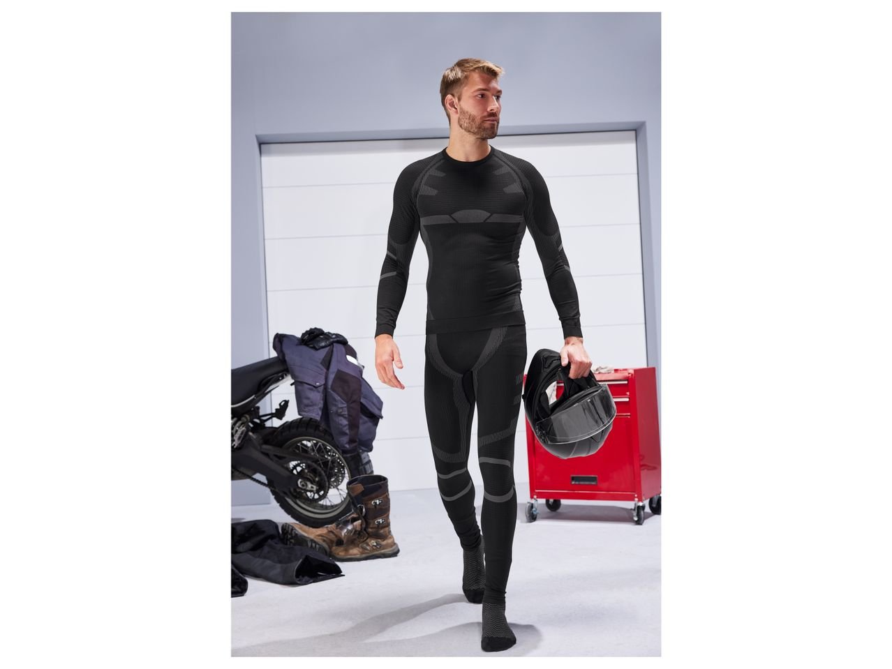 Maglia intima tecnica da motociclista