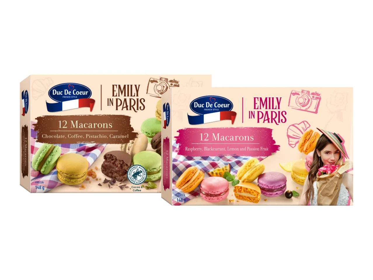 12 macarons