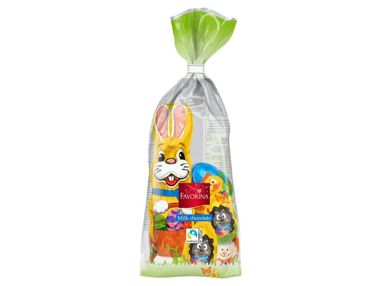 Sacchetto pasquale con cioccolato