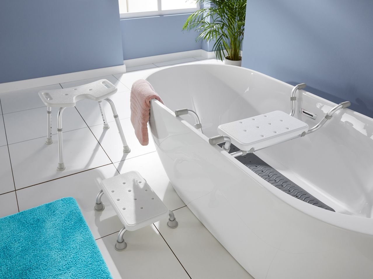 Seduta per vasca da bagno, sgabello per doccia o sgabello da bagno "Ridder"