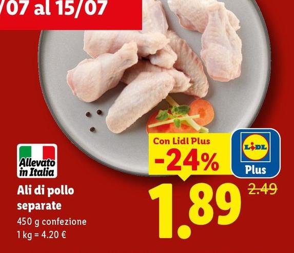 Ali Di Pollo Separate