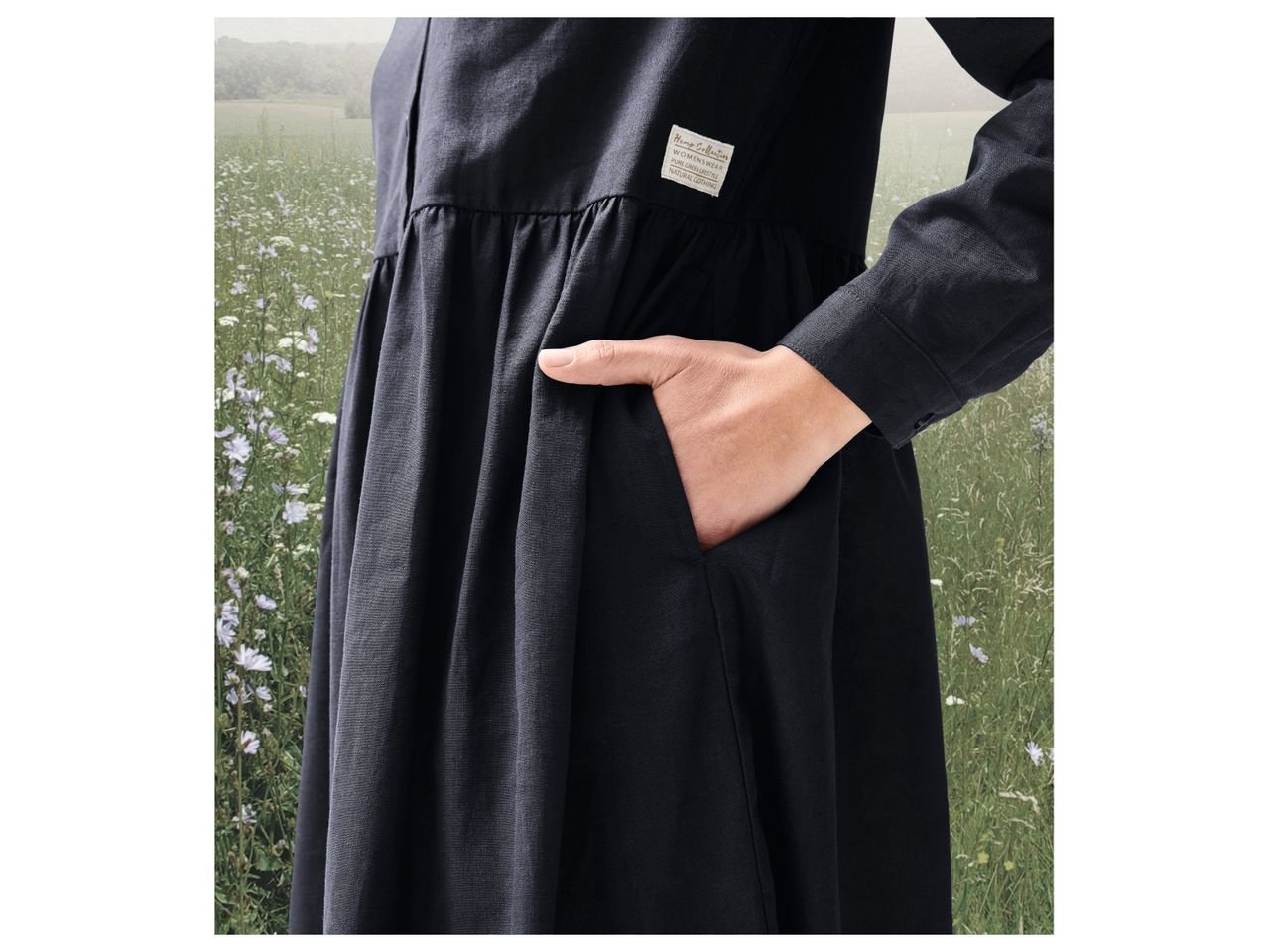 Vestito in canapa da donna