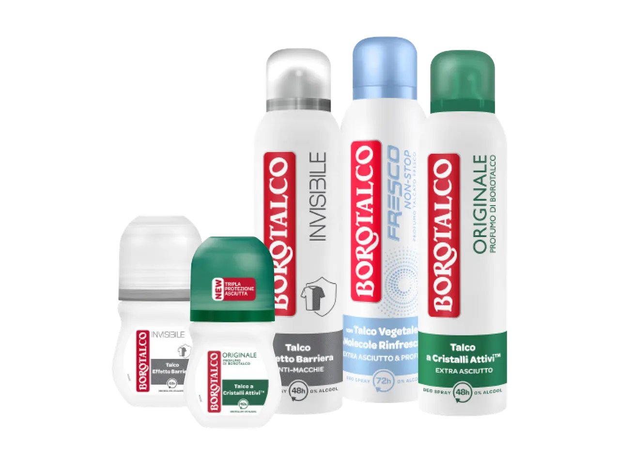 Deo spray o Roll on