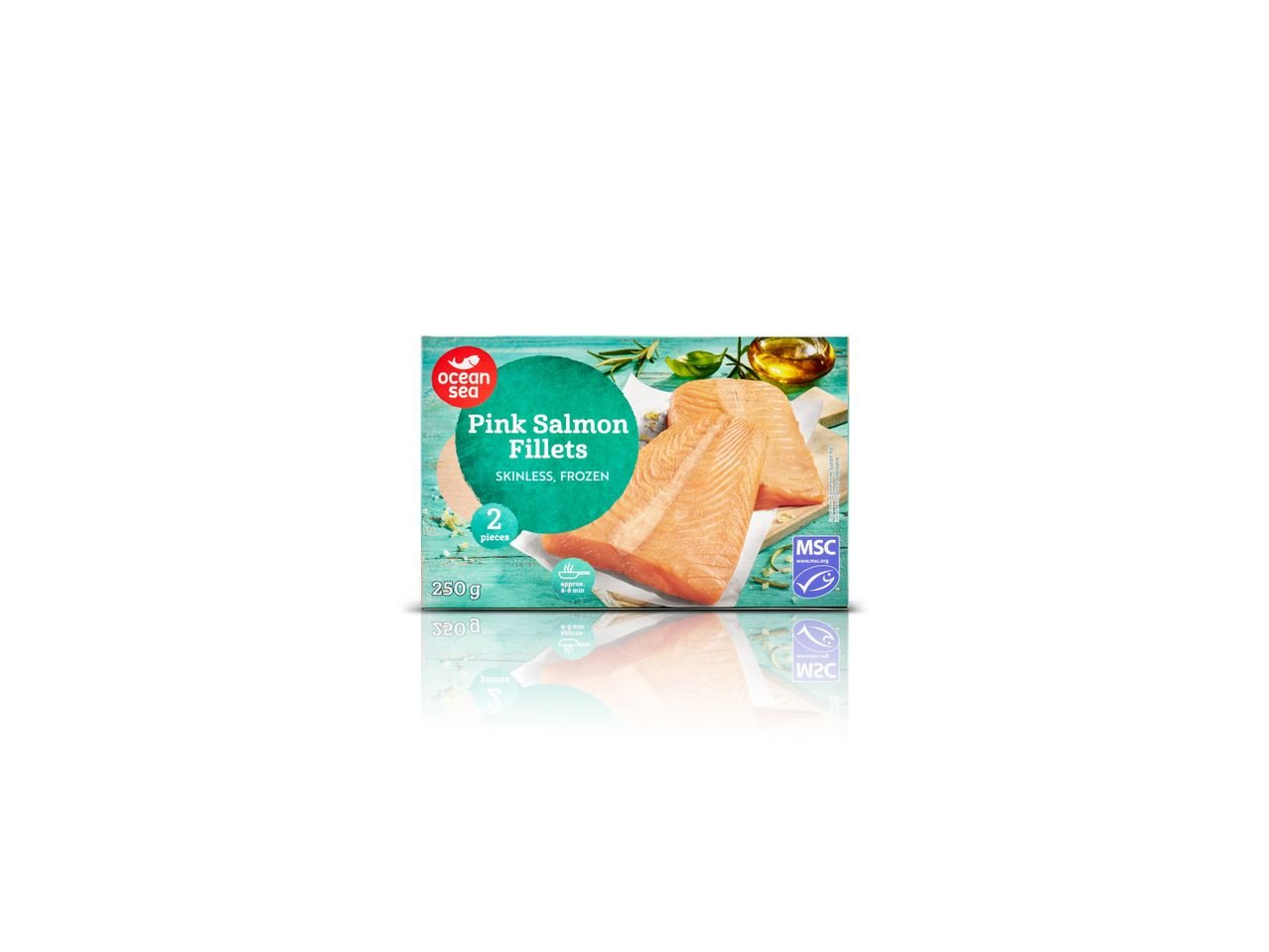 Filetti di salmone rosa