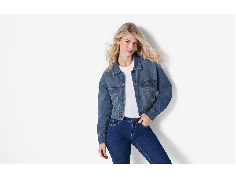 Giubbino in jeans da donna