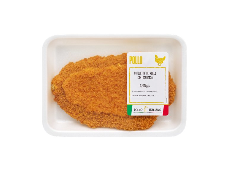 Cotoletta Di Pollo Con Scamorza Affumicata