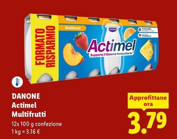 Danone - Actimel Multifrutti