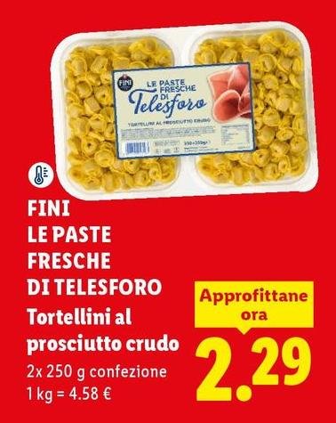Fini Le Paste Fresche Di Telesforo - Tortellini Al Prosciutto Crudo