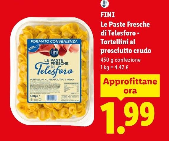 Fini - Le Paste Fresche Di Telesforo-Tortellini Al Prosciutto Crudo