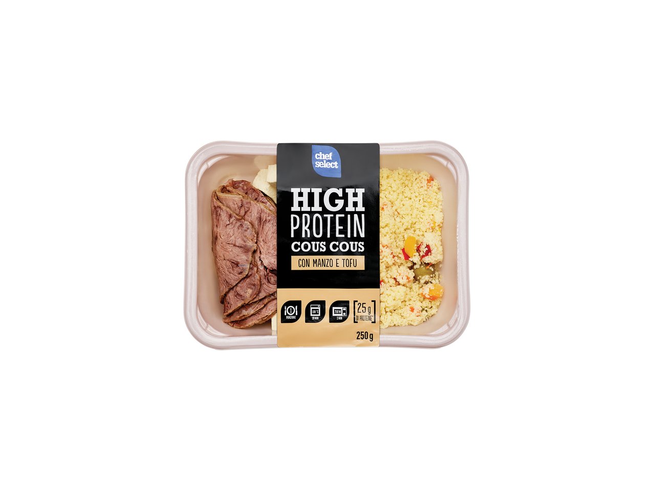 High Protein Cous cous con manzo e tofu
