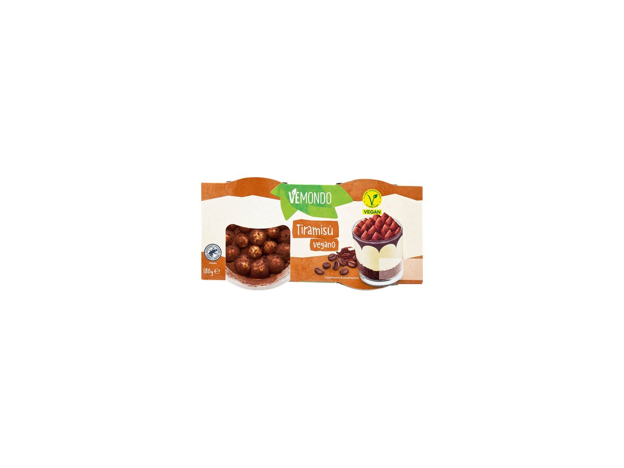 Tiramisù vegano
