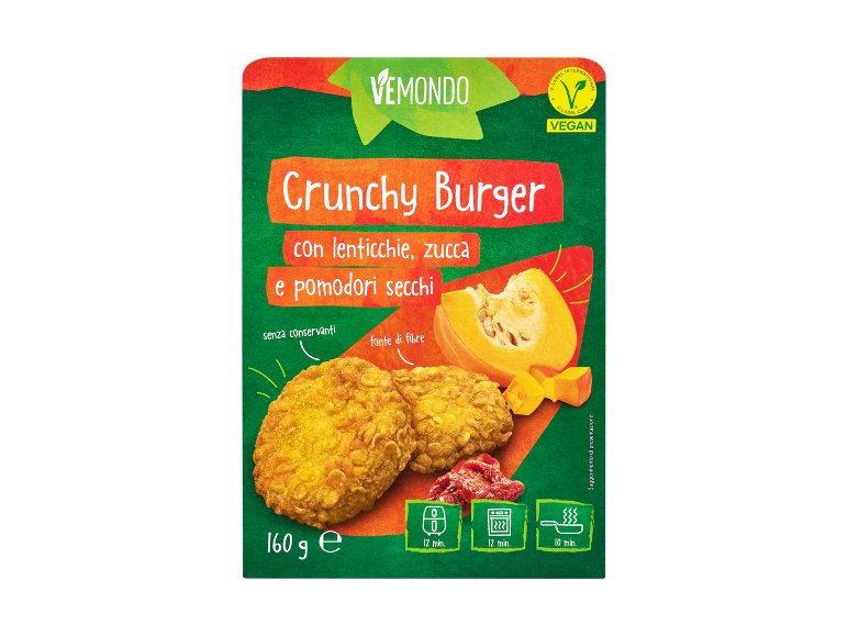 Crunchy burger