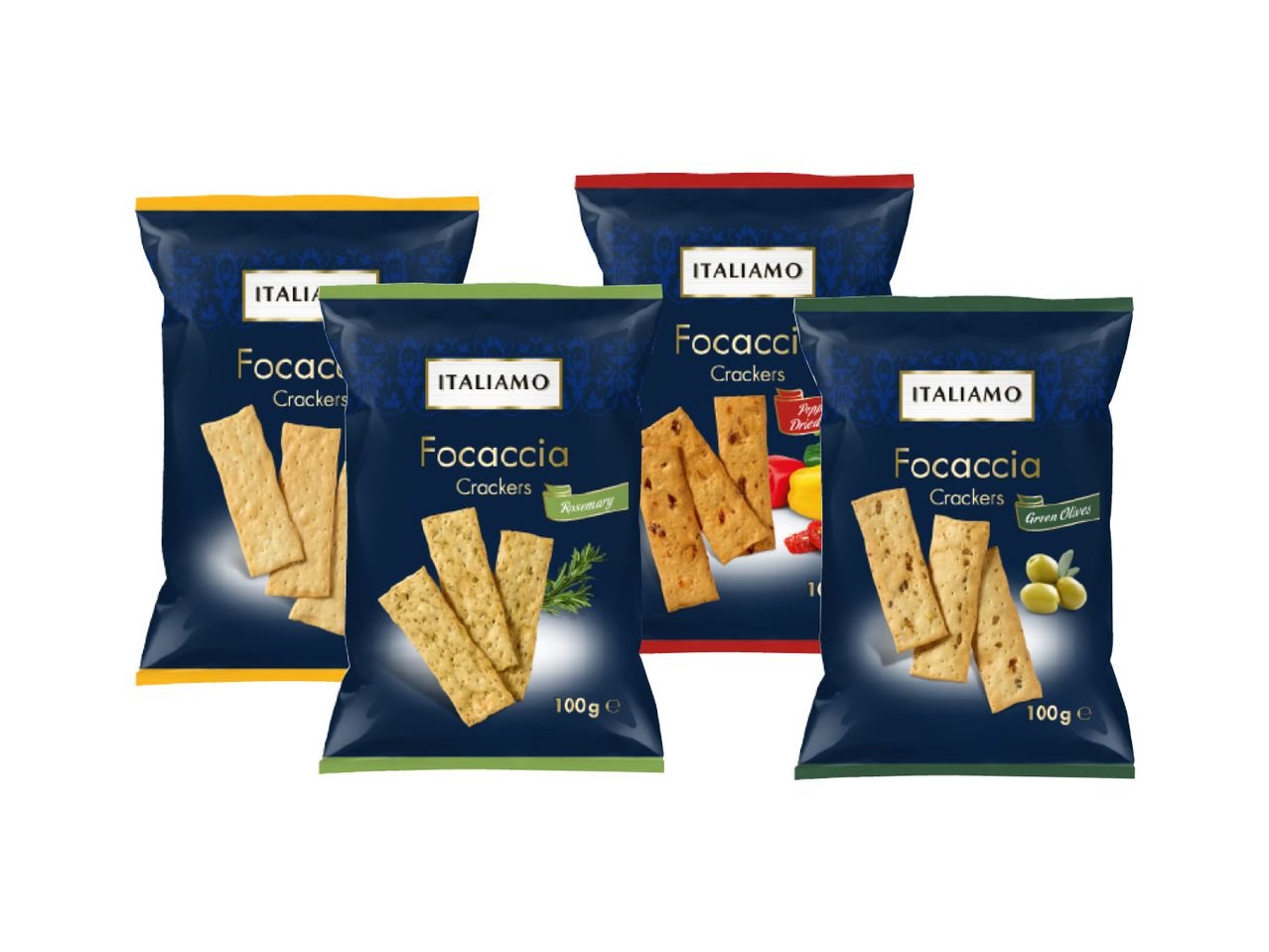 Focaccia cracker