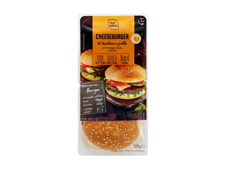 Cheeseburger con ketchup