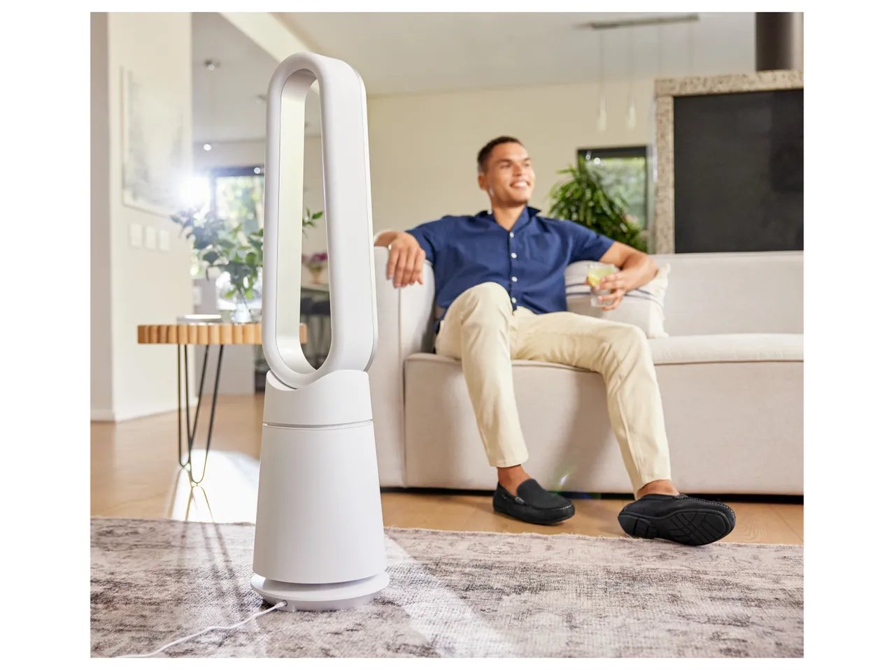 Ventilatore a piantana senza pale